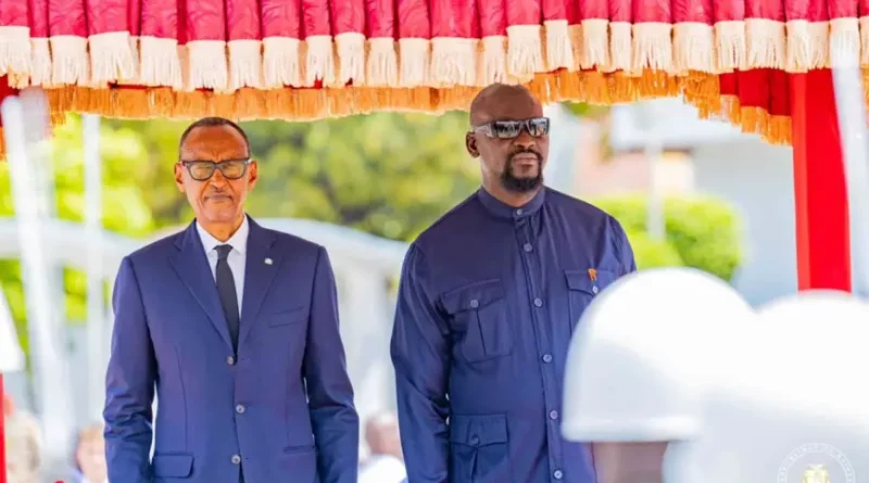 Diplomatie : le président Paul Kagamé accueilli par le Général Mamadi Doumbouya