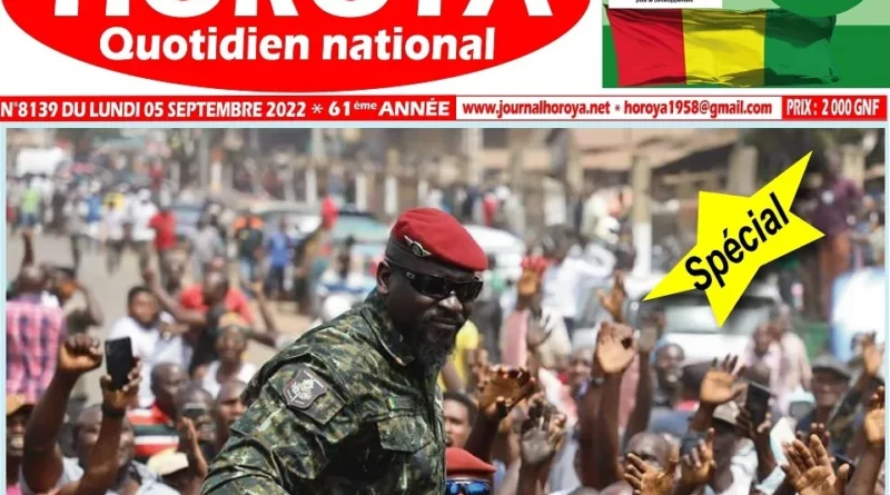 HOROYA MAGAZINE 🇬🇳 ÉDITION SPÉCIALE L'AN 3 DU CNRD 👗INVITÉ Ibrahima Kone QUOTIDIEN NATIONAL HOROYA